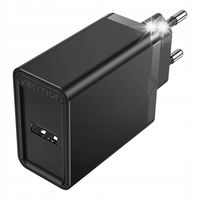 Vention Szybka Ładowarka Sieciowa USB-A Zasilacz Kostka QC 3.0 22.5W Czarna