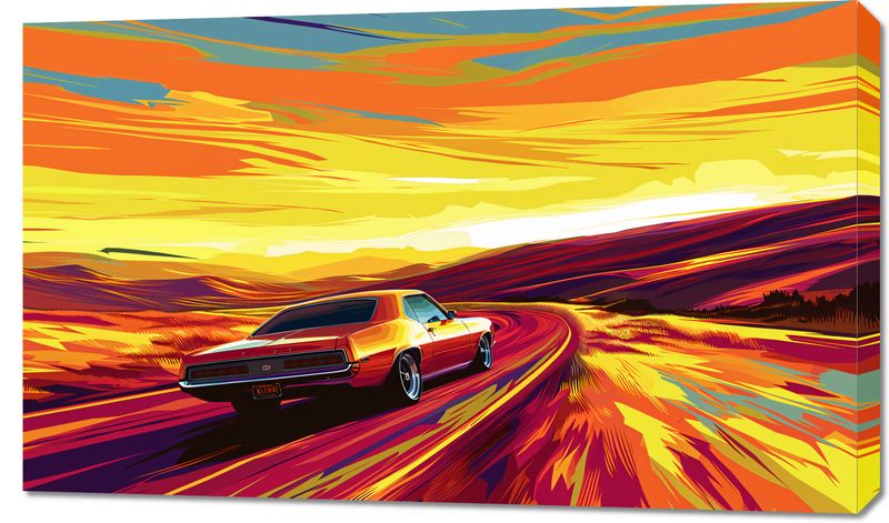 Obraz 100x60cm Pędź Przed Siebie zdjęcie 1