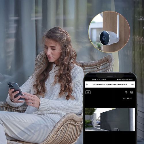 KAMERA ZEWNĘTRZNA Full HD WIFI 3MP TUYA NOUS W7P na Arena.pl