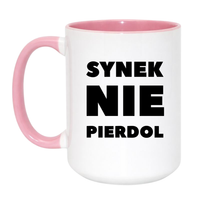 Duży Biało-Różowy 450 ml