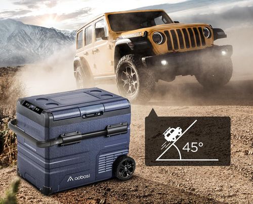 Lodówka kompresorowa AAOBOSI 45L Dual Zone z WiFi i sterowaniem POWYSTAWOWE na Arena.pl