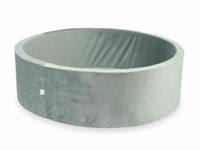 Suchy basen 130x40 Velvet szary bez piłeczek