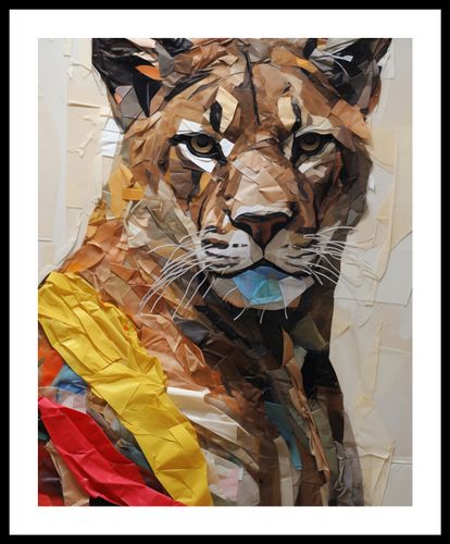 Plakat 40x50cm Papierowy Tygrys na Arena.pl