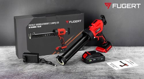 WYCISKACZ PISTOLET DO SILIKONU KLEJU AKUMULATOROWY Z REGULACJĄ na Arena.pl