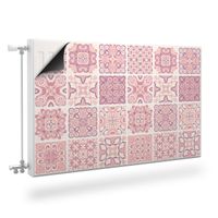Osłona MAGNETYCZNA Na Kaloryfer Różowa Mozaika Marokańska 100cm x 60cm