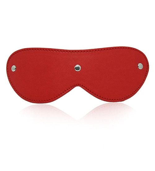 Czerwona maska blindfold zdjęcie 1