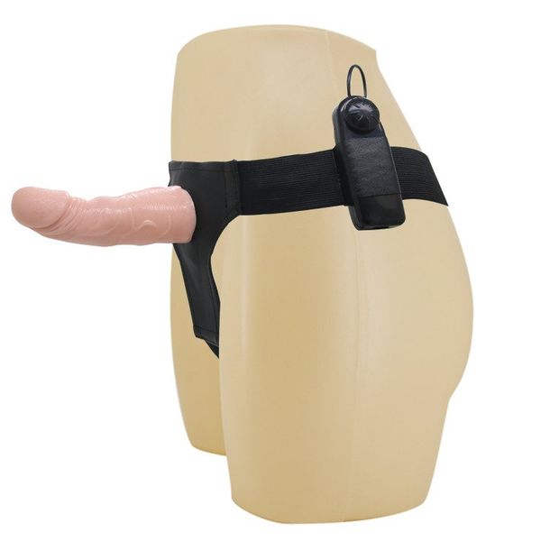 Męski Strap-On Wibrujący Penis - Ultra Passionate Harness zdjęcie 2