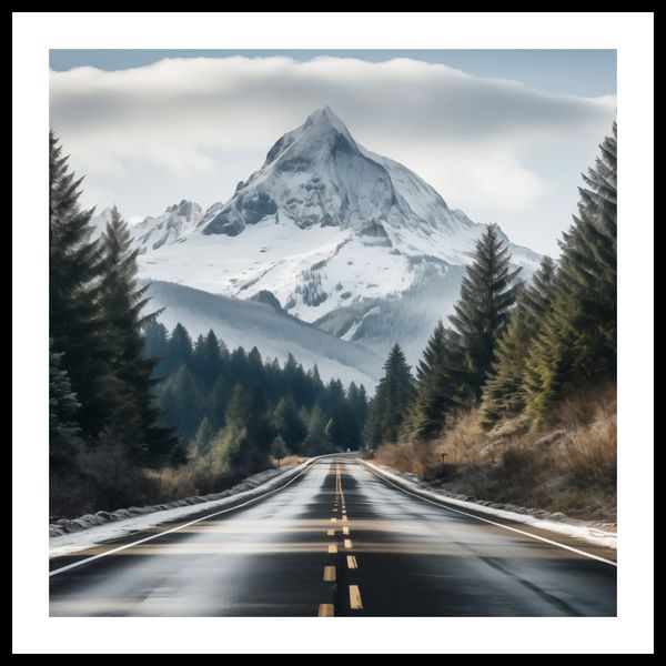 Plakat 70x70cm Odważna Podróż zdjęcie 3