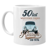 50 lat Wszystkie części oryginalne - Klasyk od 1976 - kubek na prezent