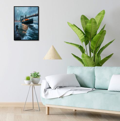 Plakat 40x55cm Stary Parowiec na Arena.pl
