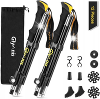 KIJE TREKKINGOWE KIJKI NORDIC WALKING DO CHODZENIA Regulacja 110-130 CM