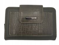 Miss You – portfel damski skóra ekologiczna khaki