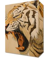Obraz 20x30cm Majestatyczny Ryk Tygrysa