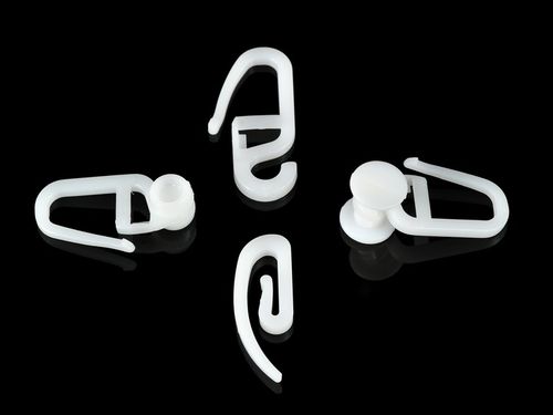 Żabki ruchome do szyn sufitowych PCV karniszy do szyny firanek 100 sztuk na Arena.pl