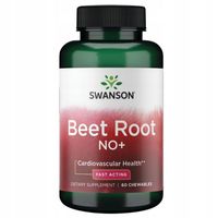 Swanson Beet Root NO+ TLENEK AZOTU z Argininą i Burakiem Krążenie 60 tabl