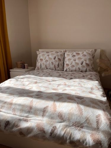 Komplet Pościeli Polarowej 160x200+2x 70/80 Ciepła Gruba Mack Home Liście na Arena.pl