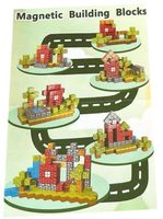 KLOCKI MAGNETYCZNE MINECRAFT bloki MOCNE na magnes Zestaw 64 sztuk KLOCKÓW