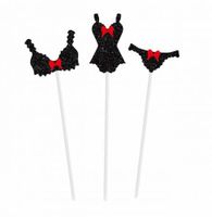 Toppery na tort bielizna, 3 szt.