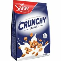SANTE CRUNCHY NATURALNE PŁATKI ZBOŻOWE 350G KLASYCZNE