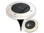 Lampa  ogrodowa solarna najazdowa czujnik zmierzchu 16 led biały zimny