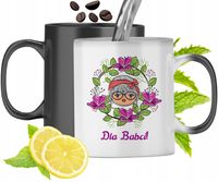 Kubek Magiczny Dla Babci Zmieniający Kolor Z Nadrukiem Ze Zdjęciem