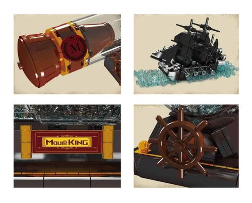 Zestaw Klocków Statek Piracki W Butelce 822El. na Arena.pl