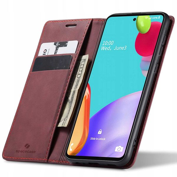 Spacecase Wallet Galaxy A52 5G red zdjęcie 1