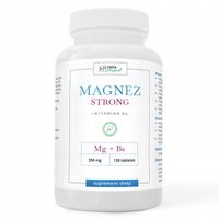 Magnez STRONG+B6 Skurcze Stres WYSOKA DAWKA 120t