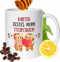 Kubek Dla Bartka Kolegi Przyjaciela Męża Z Nadrukiem Prezent Biały 330Ml