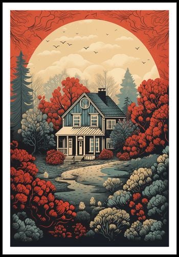 Plakat 61x90,5cm Idylla Rustykalna na Arena.pl