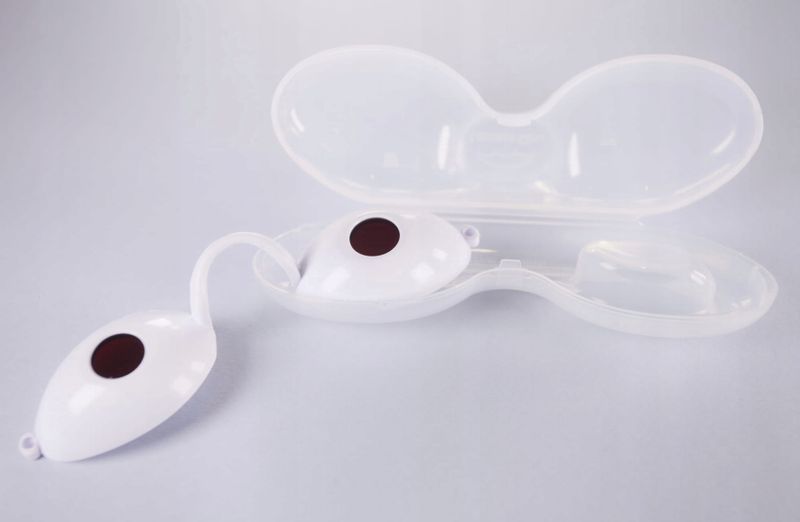 Okulary do opalania w solarium Vision 2 białe zdjęcie 1