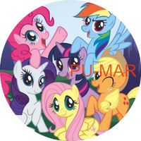 Opłatek na tort Kucyk Pony Konik Kuc My Little Pony Tekst Gratis