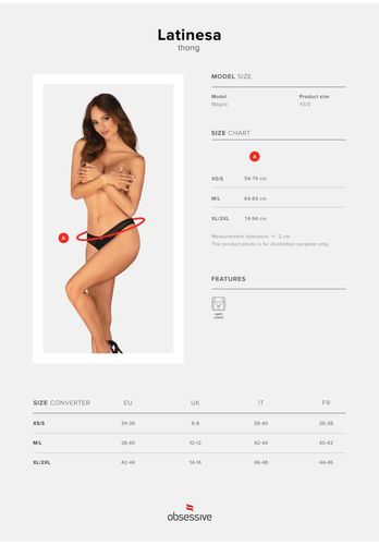 latinesa stringi otwarte xl/2xl na Arena.pl