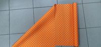 folia dwustronna szer 50cm POMARAŃCZOWA  KROPKI
