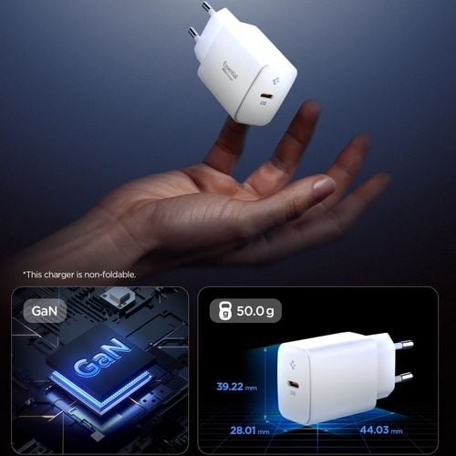 spigen essential ee201eu 1-port network charger 20w white na Arena.pl