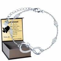 Infinity Srebrna Bransoletka Celebrytka Srebro Kot