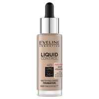 EVELINE COSMETICS LIQUID CONTROL HD PODKŁAD LIGHT ROSE 025