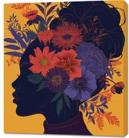 Obraz 90x100cm Botaniczna Muza