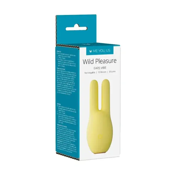 Me You Us Wild Pleasure Ears Vibrator Yellow zdjęcie 2