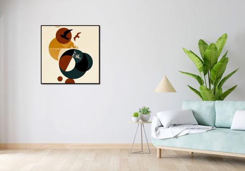 Plakat 80x80cm Kosmiczne Migracje na Arena.pl