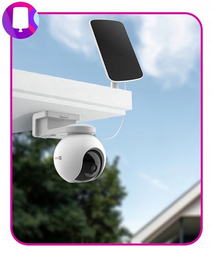 Kamera zewnętrzna z panelem solarnym obrotowa EZVIZ HB8 2K+ 4MP Kamera WiFi na Arena.pl