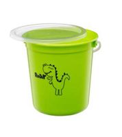 Wiadro plastikowe małe pojemnik z pokrywą Tymek 2L zielony do żywności odpadki