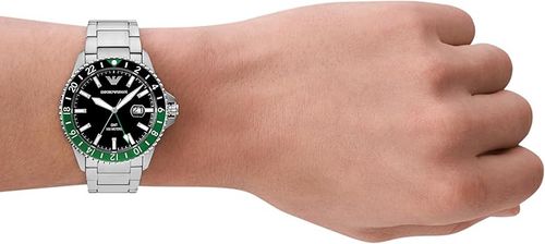 ZEGAREK MĘSKI EMPORIO ARMANI AR11589 - Diver GMT (zi112a) na Arena.pl