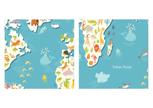 Zegar Ścienny - Mapa Kontynent - 60X60 Cm - C3Ad60X60-3106 na Arena.pl