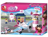 KLOCKI SLUBAN GD Lotnisko 284 elem. kompatybilne z LEGO