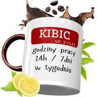 Kubek Bordowy Dla Kibica Na Urodziny Prezent Z Nadrukiem Ze Zdjęciem