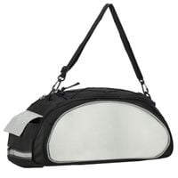 Sakwa rowerowa na bagażnik torba 14L szaro-czarna