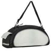 Sakwa rowerowa na bagażnik torba 14L szaro-czarna