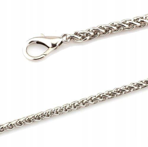 Srebrny Pasek Do Torby Torebki Łańcuch Długi Metal na Arena.pl