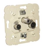 Efapel Logus90 gniazdo antenowe satelitarne przelotowe 21565